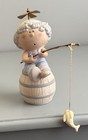 Lot Of 5 Vintage Bumpkins Porcelain Figurines By Fabrizio 