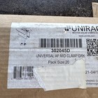 Box Of 21 Unirac Universal Af Mid Clamp Dark 302045d