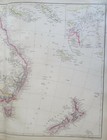Australia   New Zealand 1860 Scarce Large Weller Map Not In Tooley