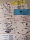 Custom Printed Raffle Tickets  Numbered And Perforated  Cardstock