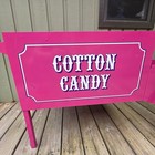 Paragon Pink Deep Well Cart Trolley For Cotton Candy Machine 3060010 Spoke Wheel