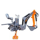 Tractor Backhoe With 180   Boom   Bucket Rotate  12  Bucket
