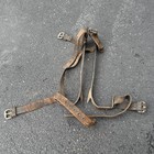 M Klein   Son Antique Lineman Pole Climbing W leather Straps - Made In Usa