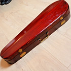 Antique Wooden Violin Case     Sch  nbach Region C  1900     Restoration Project