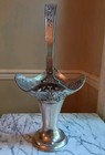 Price Cut  Sheffield Reproduction Victorian Brides Basket  Silver Plate  Read