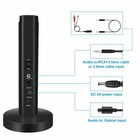 Wireless Tv Headphones With 2 4g Digital Rf Transmitter  Hi-fi Over-ear Cordless