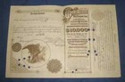 1922 West Shore Railroad Stock Bond Certificate