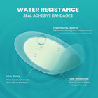 Hydrocolloid Gel Blister Bandages Pads -  variety Pack   32ct Waterproof Adhesiv