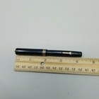 Vintage Conklin Draw Fill Black Fountain Pen 14k Gold Nib As Is