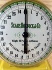 Vintage Sears  Roebuck   Co  Harvest Gold 25 Lb  Metal 1906 Model Kitchen Scale
