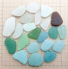 Sea Glass  From Japan  Surf-tumbled Beach Glass Medium