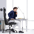 Ergonomic High-back Gaming Chair With Lumbar Support - Red Racing Style