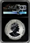 2021 Australia  1 Ac      dc 45th Anniversary  999 Fine  Ngc Ms70 Antiqued - Fr