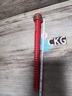 Vintage Antique Red Wooden Spool Textile Mill Thread Bobbin Spindle Farmhouse