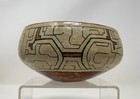 Shipido-conibo Antique Pottery Bowl   Peruvian Pottery   South American Pottery