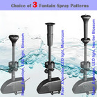Pond Filter With Pump Fountain Kits  Submersible Pump Pond Fountain Koi Pond    