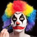 Go Ho 3 Pcs Makeup Clown White Cream-blendable Stick-eye Black Sticks Face Body