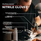6 Mil Black Nitrile Gloves Heavy Duty Powder-free Latex-free Medium New 100 1000