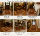 Natural Wool Old Orintal Rugs  Hand Woven knotted Size Approximately 2 5  X 3 5 