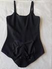 Black Plus Size 2xl Shapewear Bodysuit With Front Zipper