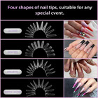 288pcs Nail Dual Forms For French Nails  Dual Nail Forms Molds Acrylic Nail