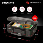 New Portable Fireproof Safe Box Transportation For Docu Media Valuables