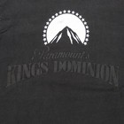 Rare Vtg Paramount s Kings Dominion Virginia Amusement Park T Shirt 90s Black L