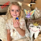 Tooth Fairy Pillow And Gold Coin Keepsake Gift Set For Boys And Girl