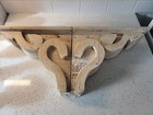 2 Large Rustic Wooden Corbels Shabby Chic Cottage Core