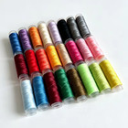 24 Color Sewing Thread 100 Polyester Yarn Sewing Thread Roll Machine Hand