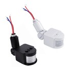 2pcs 180   Led Auto Infrared Pir Move Motion Sensor Detector Wall Light Switch