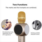 H6 Wireless Bluetooth Karaoke Microphone Usb Player Speaker Stereo Home Mini Ktv