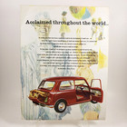 Vintage 1959-60 British  austin Seven  Dealership Foldout Brochure Nice Cond