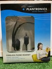 New Plantronics M214c Cordless Phone Headset Over The Head Noise Cancelling Mic