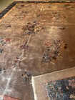 Handmade  Rug  Carpet    Antique   Chanese    12x9 Over 100 Years Old