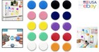 Vibrant 20 Colorful Refrigerator Magnets - Reliable Strong Hold For Every Space