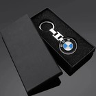 Bmw Keychain Metal Emblem Style Black Keyring For All Models Usa Seller