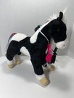 Douglas Warrior Princess Black And White Horse Plush Stuffed Animal New With Tag