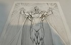 2008 Mark Texeira Dc Comics Dr  Fate Signed Original Full Sketch Art 11x17