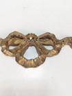 Vintage Brass Bow Ribbon Swag Wall Decor 11   Country French Shabby Chic Regency