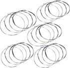 5 Packs Violin Strings Full Set G-d-a-e For 4 4 3 4 Size Violin Stainless Steel