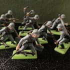 Britains Deetail Wwii German Infantry Figures Vintage Lot Of 13  2