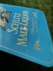 Vintage Schlitz Malt Liquor Bull Sign Pressboard Decor Art