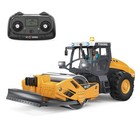Rtr 1 50 Mini Rc Road Roller Electric Vehicle Metal Blade W lights Sounds Effect