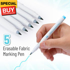 - Fabric Markers For Sewing  5 Pack  Blue  Erasable  Water Soluble Fabric Marker