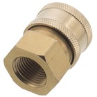  25  3 8  Fpt Female Brass Socket Quick Connect Coupler Pressure Washer Nozzle