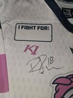 Rebecca Russo Metropolitan Riveters Game Worn Auto Breast Cancer Jersey Phf Nwhl