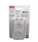 Nuk Baby Orthodontic Pacifier Silicone Blue gray 2 Pack With Case 6-18m