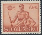 Stamp Slovakia Sc B8-10 1939 Wwii 1942 Corpsman Hlinka Soldiers Mnh