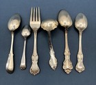 Antique 6pc Lot  Assorted Sterling Silver Flatware  Unger  Reed Barton Smith  b